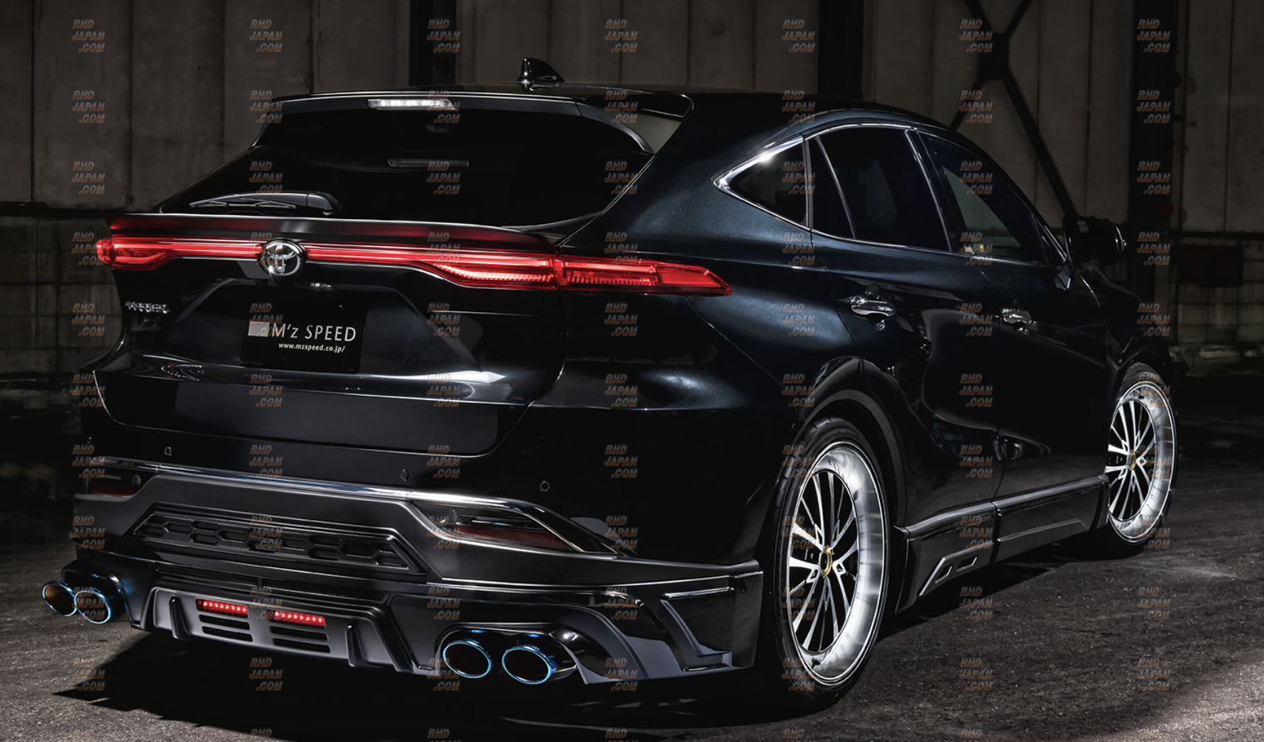 M'z Speed LUV Line Exclusive Zeus Rear Gate Spoiler ABS Precious